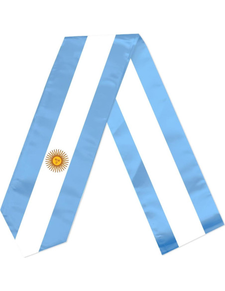 Estola de Graduación Argentina SECUNL 183x15cm Poliester