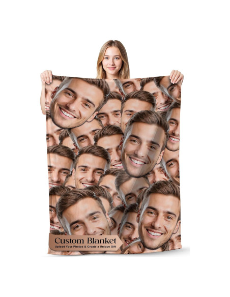 Cobija Personalizada Printualist 152x127 cm Franela Suave