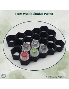 Soporte de Pintura de Pared Genérico para Tarros Citadel - 20 Compartimentos 2