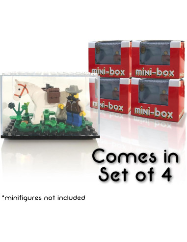 Cajas de Exhibición de Acrílico Liberty Molds para Minifiguras