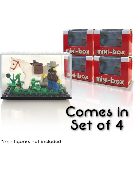 Cajas de Exhibición de Acrílico Liberty Molds para Minifiguras