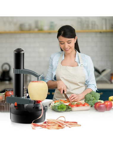 Pelador Eléctrico Automático Beacon Pet Negro - Alta Eficiencia