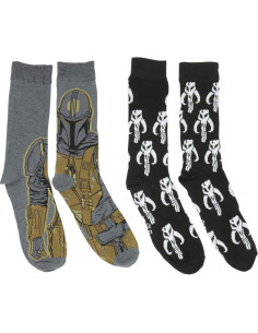 Calcetines El Mandaloriano Hyp - Paquete de 2, Hombre 6-12 2
