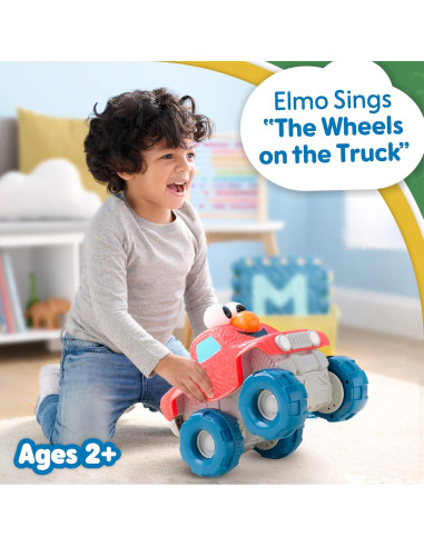 Camión Monstruo Elmo Giggle & Go Just Play 32.4x25.4cm
