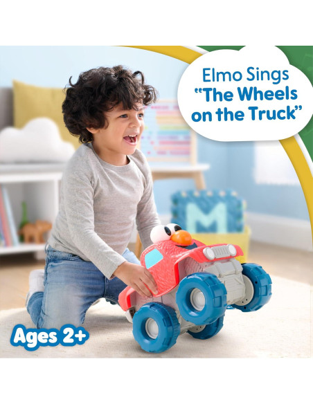 Camión Monstruo Elmo Giggle & Go Just Play 32.4x25.4cm
