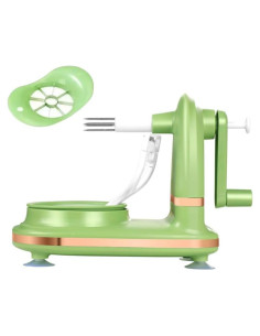 Pelador de Manzana y Pera ULAKLU Verde Claro, Automático y Antideslizante