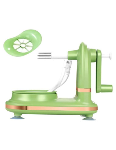 Pelador de Manzana y Pera ULAKLU Verde Claro, Automático y Antideslizante