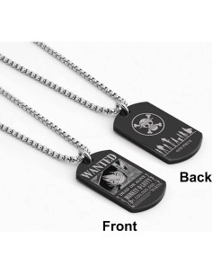 Colgante de Se Busca One Piece - Acero Inoxidable 70cm 2