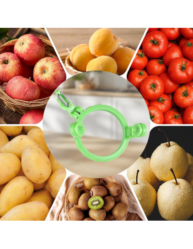Pelador de Manzanas Nicerice Verde Ajustable de Acero Inoxidable