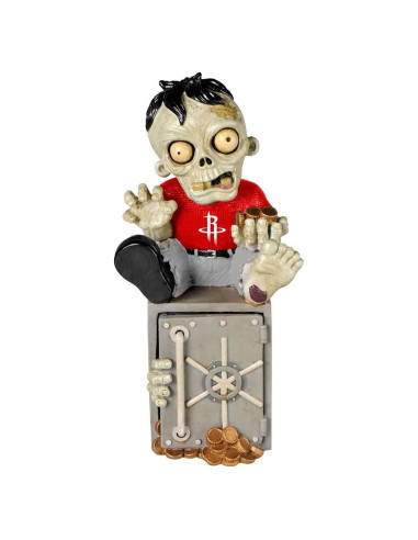 Foco Zombie Bank Houston Rockets 23 cm Unisex Forever Collectibles