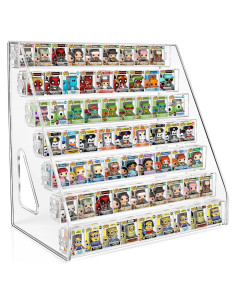 Estante de exhibición acrílico Tutata 7 capas para mini figuras