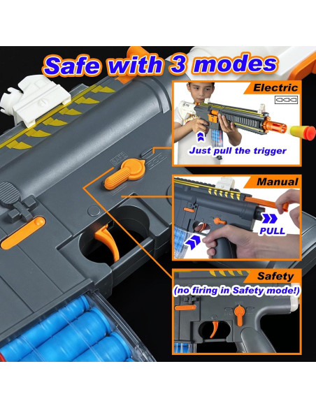 Pistola de Juguete Automática Yingbao EG-014-E con Lanzador de Granadas