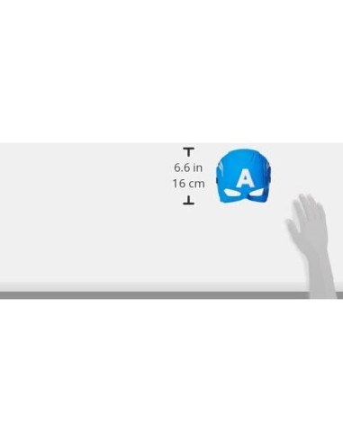 Máscara Capitán América Hasbro para Niños - Azul y Blanco