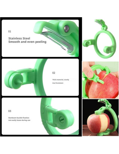 Pelador de Mano Genérico Plegable para Frutas y Verduras