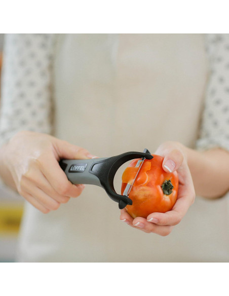Pelador de Patatas y Verduras LFFEL - Doble Cara Ergonómico Pelador de Patatas y Verduras LFFEL - Doble Cara Ergonómico