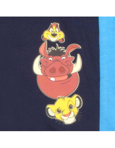 Conjunto Corto 3 Piezas Mickey Mouse Niños 3T Azul Cielo