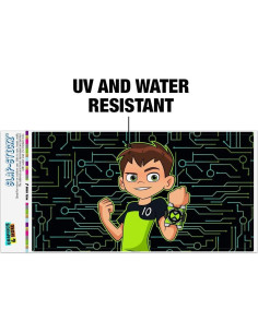 Adhesivo Vinilo Ben 10 Ben Tennyson 19.3x10.2cm 2