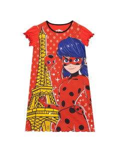 Camisón de Pijama Miraculous Ladybug para Niñas - Rojo, Talla 12