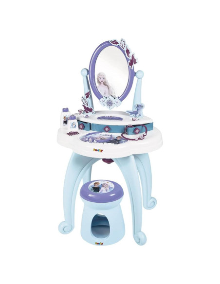 Mesa de Tocador 2 en 1 Smoby Frozen con Accesorios