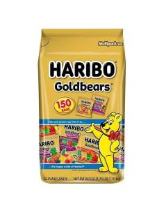 Caramelos de Goma Haribo Goldbears y Wildberry 150 unidades
