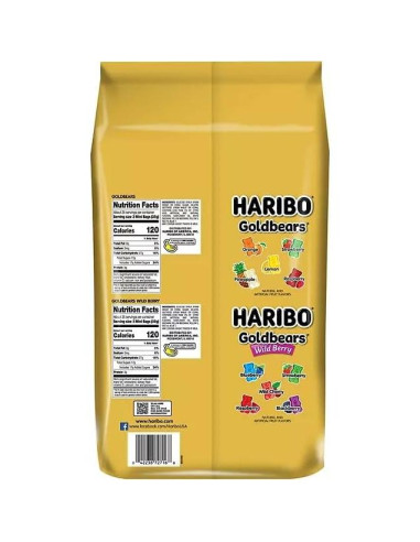 Caramelos de Goma Haribo Goldbears y Wildberry 150 unidades