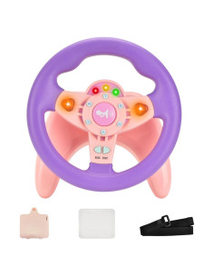 Volante de Juguete RedCrab para Niños con Luz y Música