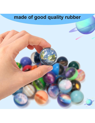 30 Pelotas Rebotadoras Galácticas Pllieay 32mm para Niños