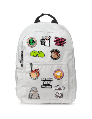 20 Pines de Esmalte Divertidos SOWPOPY para Mochilas y Sombreros