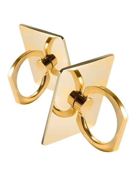 Soporte de Anillo para Teléfono Wansurs Oro 2 Pack 360 Rotación