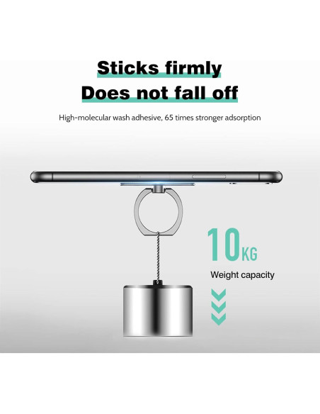 Soporte de Anillo para Teléfono Wansurs Oro 2 Pack 360 Rotación