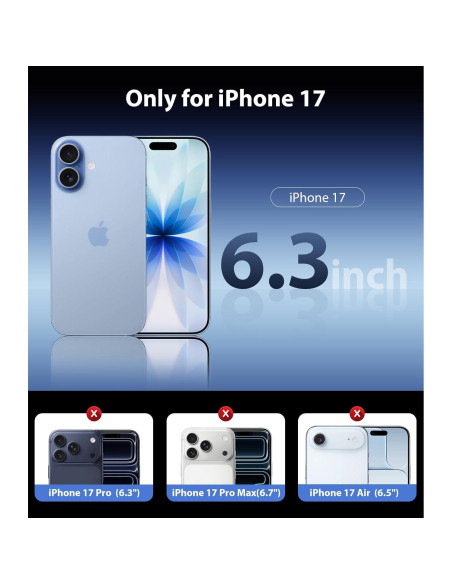 Protector de Pantalla Privado Mkeke para iPhone 17 6.3" 9H