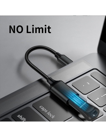 Paquete de 2 unidades USB 2.0 64GB WesData con adaptador USB-C