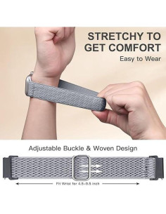 Bandas de Reloj Inteligente Fitvii HM57 / MorePro HM57 - Paquete de 3 2