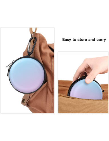 Caja de Almacenamiento MoKo para Apple Watch y AirPods - Azul Gradiente