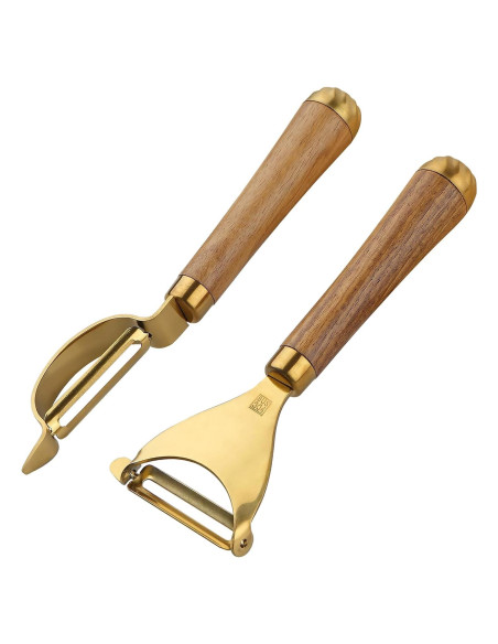 Conjunto de Peladores de Verduras WELLSUIT 2 Piezas Acero Inoxidable
