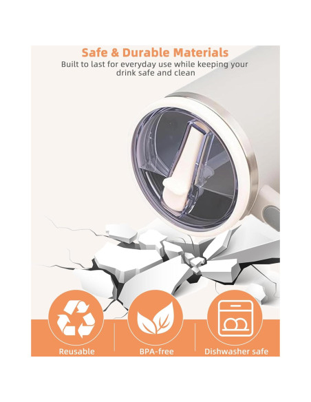 Tapa de Repuesto Gybahy para Vaso Stanley 40oz - 2 Piezas a Prueba de Fugas