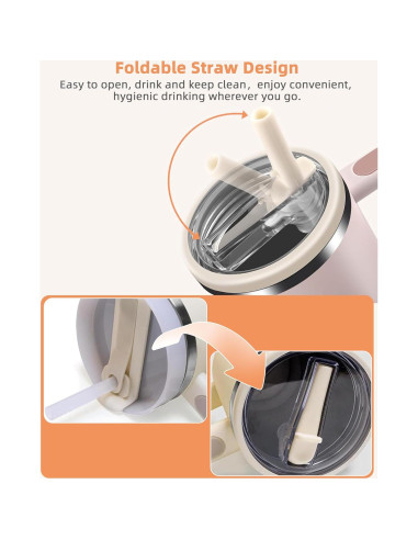 Tapa de Repuesto Gybahy para Vaso Stanley 40oz - 2 Piezas a Prueba de Fugas