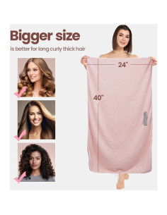 Toalla de Microfibra Grande GRACEBERRY 61x102 cm Rosa 2