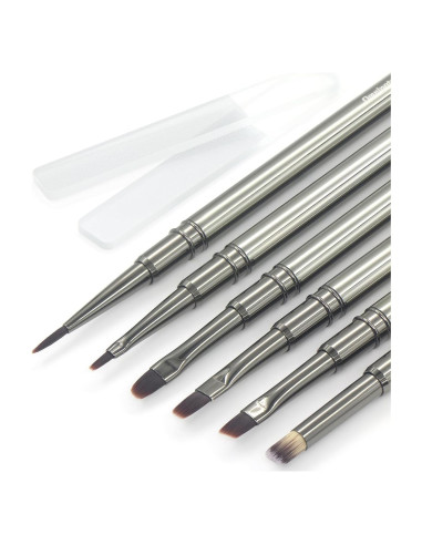 Juego de Pinceles de Uñas MYR 6pcs + 2 Archivos Nano