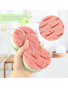 Esponjas de Baño Exfoliantes Yuntop 2 Pcs - Suave y Dura 2