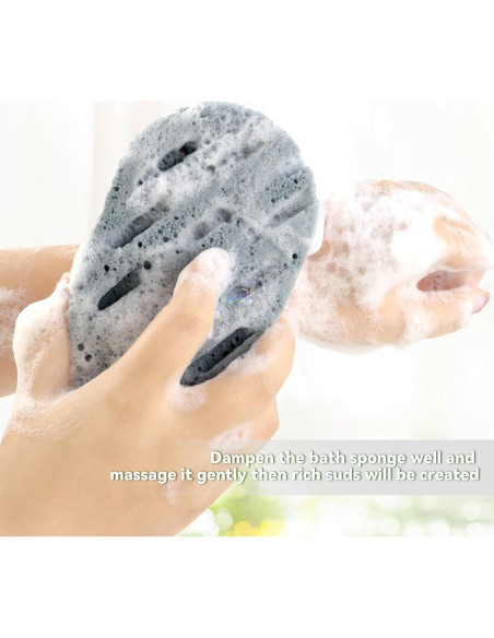 Esponjas de Baño Exfoliantes Yuntop 2 Pcs - Suave y Dura