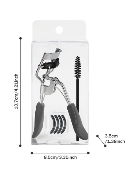 Rizador de Pestañas Profesional Ranjaner con Cepillo y Almohadillas