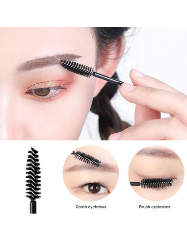 Rizador de Pestañas Profesional Ranjaner con Cepillo y Almohadillas