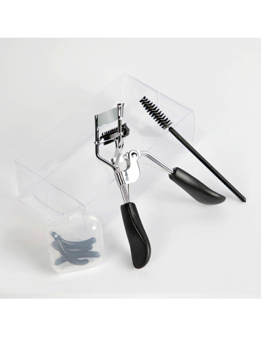 Rizador de Pestañas Profesional Ranjaner con Cepillo y Almohadillas