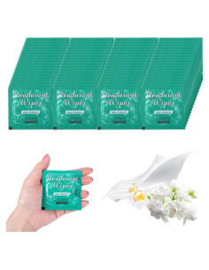 100 Toallitas Desodorantes Individuales YONHTUTU Jazmín