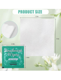 100 Toallitas Desodorantes Individuales YONHTUTU Jazmín 2