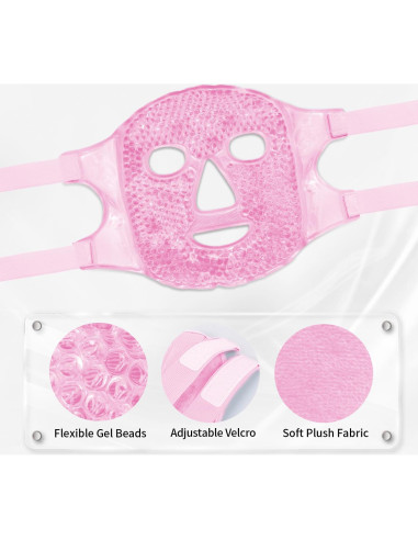 Juego de Máscaras de Hielo Reutilizables CONBELLA - Alivio Migrañas y Dolor