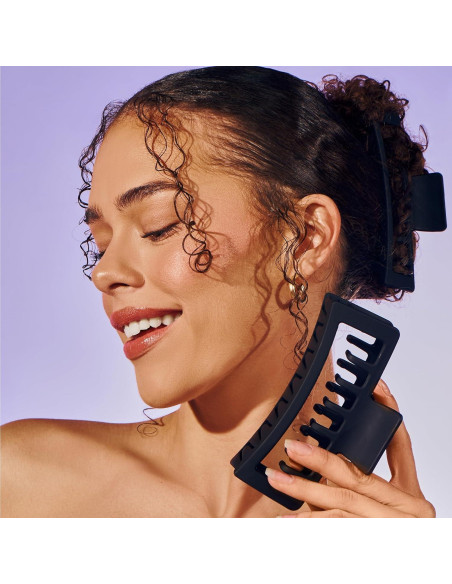 Dúo de Clips de Garra Doble Gimme Beauty - Negro y Marrón