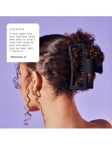 Dúo de Clips de Garra Doble Gimme Beauty - Negro y Marrón