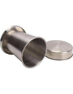 Taza Plegable de Acero Inoxidable Bewinner 450ML Camping 2